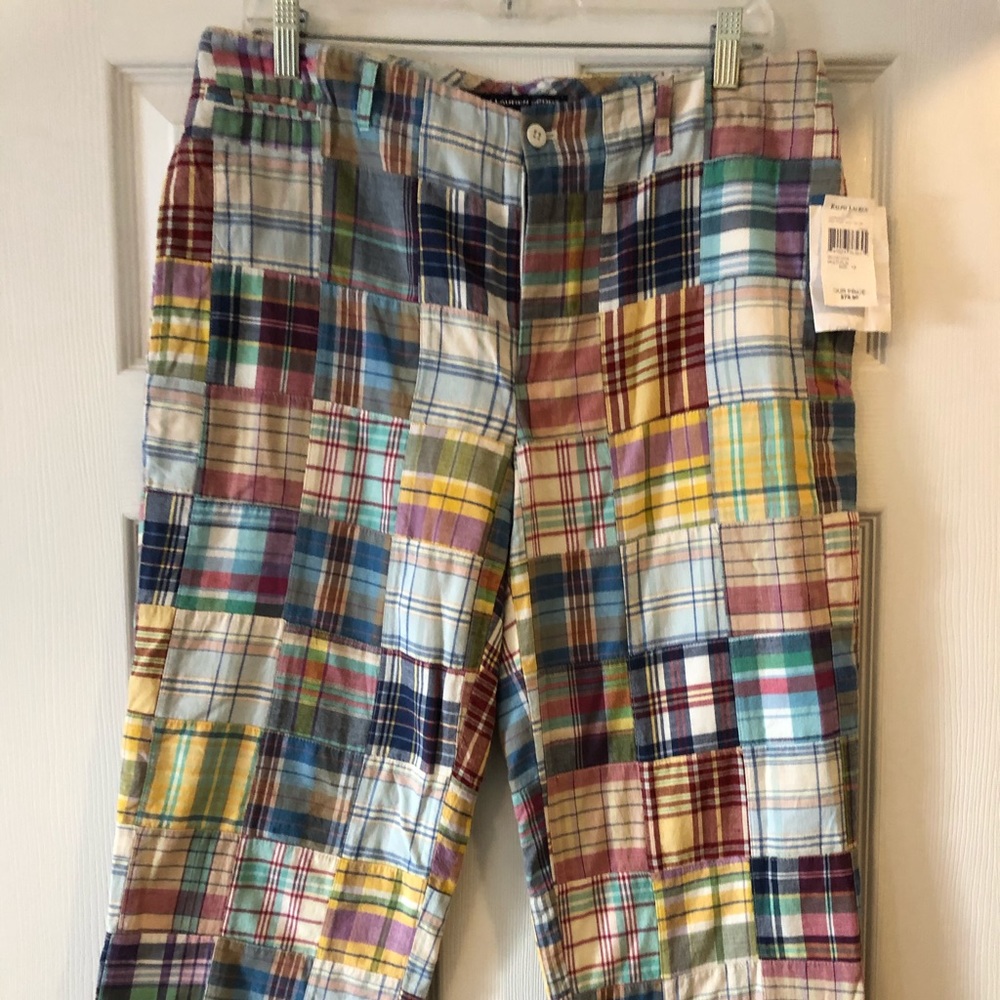 Ralph Lauren Sport Capri madras plaid pants